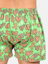 Styx Hellgrüne Herren-Weihnachts-Shorts Styx Christmas Gingerbread