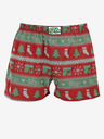 Styx Grüne und rote Styx Weihnachtsshorts für Männer