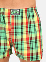 Styx Gelb und grün karierte Herren-Shorts Styx