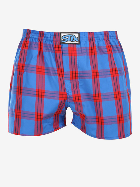 Styx Styx rot karierte Shorts für Männer