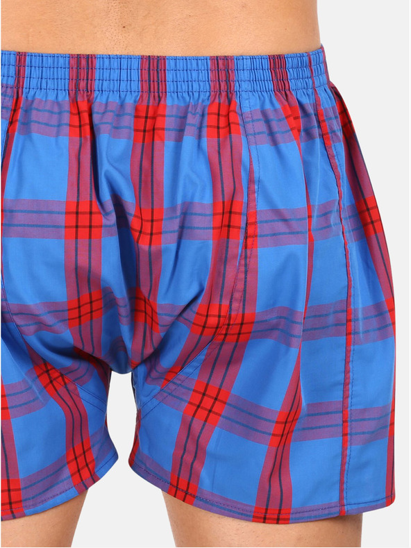 Styx Styx rot karierte Shorts für Männer