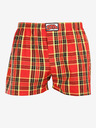 Styx Gelb-rot karierte Shorts für Männer Styx