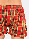 Styx Gelb-rot karierte Shorts für Männer Styx