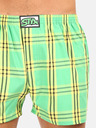 Styx Hellgrün karierte Herren-Shorts Styx