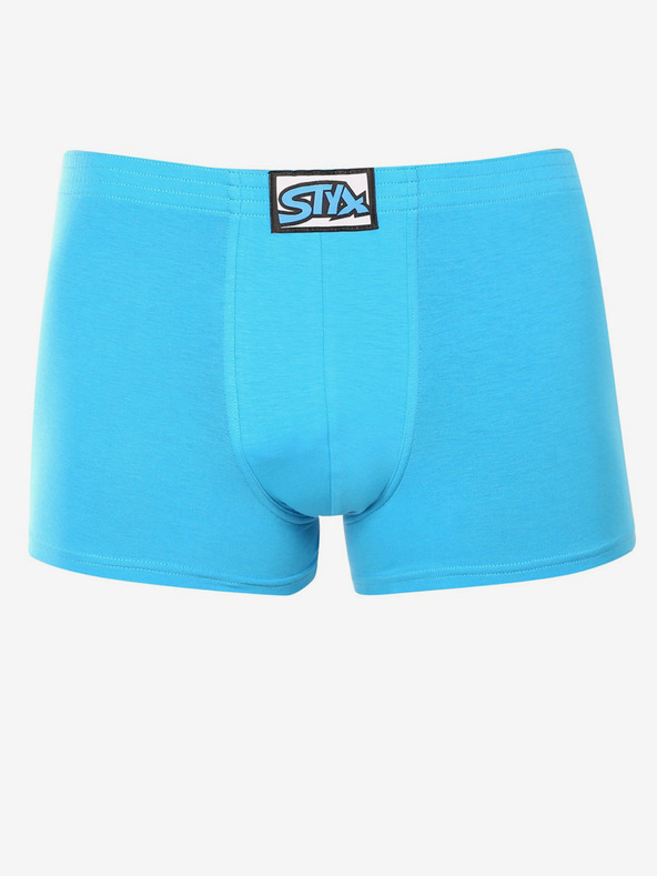 Styx Hellblaue Herren-Boxershorts Styx