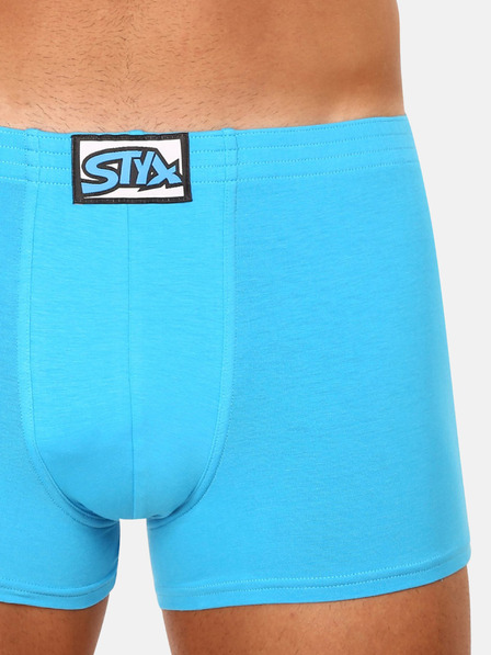 Styx Hellblaue Herren-Boxershorts Styx