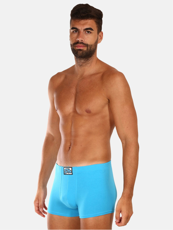Styx Hellblaue Herren-Boxershorts Styx