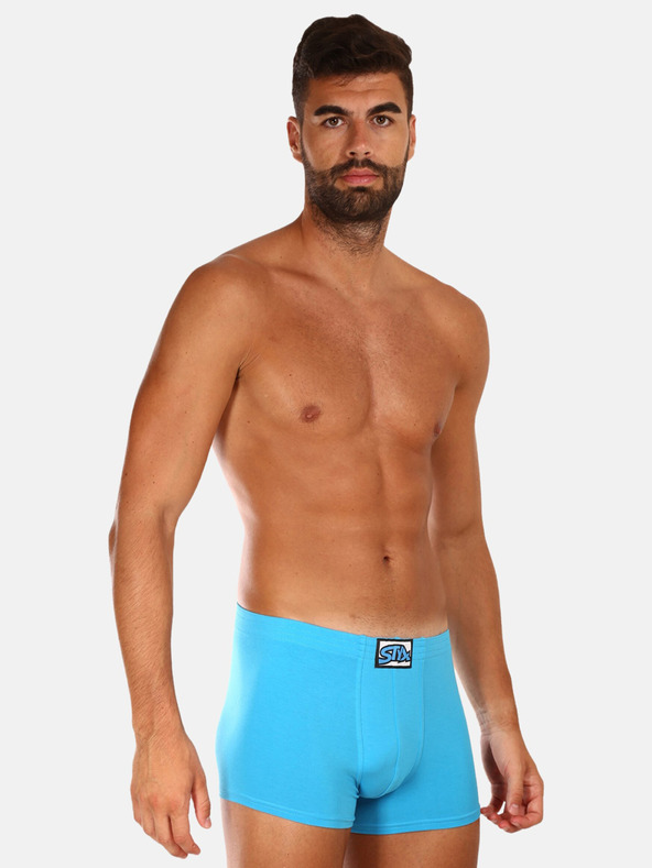 Styx Hellblaue Herren-Boxershorts Styx