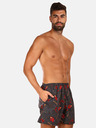 Styx Rot-schwarze Herrenshorts mit Taschen Styx Claws