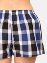 Styx Blau-weiß karierte Damen-Shorts von Styx