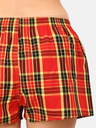 Styx Gelb und rot karierte Shorts für Frauen Styx