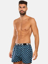 Styx Türkis und blau gepunktete Styx Shorts für Herren