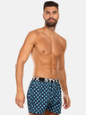 Styx Türkis und blau gepunktete Styx Shorts für Herren