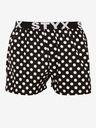 Styx Schwarz-weiße Herren-Polka-Dot-Shorts Styx Polka Dots
