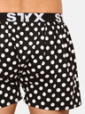 Styx Schwarz-weiße Herren-Polka-Dot-Shorts Styx Polka Dots