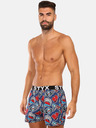 Styx Rot und blau gemusterte Herrenshorts Styx