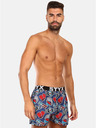 Styx Rot und blau gemusterte Herrenshorts Styx