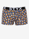 Styx Gelbe und graue gemusterte Herren Boxershorts von Styx Beer