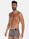 Styx Gelbe und graue gemusterte Herren Boxershorts von Styx Beer