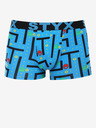 Styx Blaue gemusterte Herren Boxershorts Styx Game
