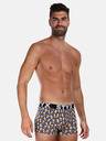 Styx Grauer gemusterter Boxerslip für Männer Styx Beer