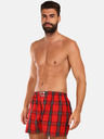 Styx Styx rot karierte Shorts für Männer