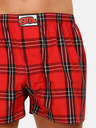 Styx Styx rot karierte Shorts für Männer