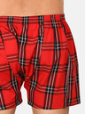 Styx Styx rot karierte Shorts für Männer