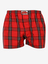 Styx Styx rot karierte Shorts für Männer