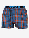 Styx Orange und blau karierte Shorts für Männer von Styx
