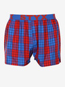 Styx Rot und blau karierte Shorts für Herren Styx