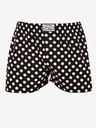 Styx Schwarz-weiße Herren-Polka-Dot-Shorts Styx Polka Dots
