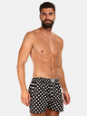Styx Schwarz-weiße Herren-Polka-Dot-Shorts Styx Polka Dots