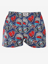Styx Rot und blau gemusterte Herrenshorts Styx