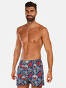 Styx Rot und blau gemusterte Herrenshorts Styx