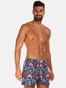 Styx Rot und blau gemusterte Herrenshorts Styx