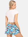 Styx Hellblaue Styx-Valentinstagsshorts für Damen
