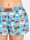 Styx Hellblaue Styx-Valentinstagsshorts für Damen