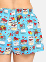 Styx Hellblaue Styx-Valentinstagsshorts für Damen