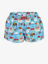 Styx Hellblaue Styx-Valentinstagsshorts für Damen