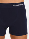Nedeto Dunkelblaue Herren Boxershorts Nedeto aus nahtlosem Bambus