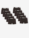 Nedeto Zehnerset Herren-Boxershorts in Schwarz Nedeto Rebel