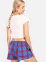Styx Rot und Blau karierte Damen-Shorts Styx