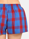 Styx Rot und Blau karierte Damen-Shorts Styx