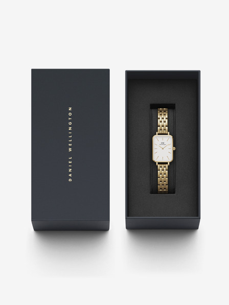 Daniel Wellington Damenuhr in Gold Daniel Wellington Uhr QUADRO