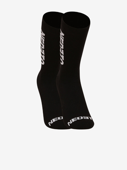 Nedeto Set aus sieben Paar Herrensocken in Schwarz Nedeto