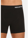 Nedeto Fünfer-Set nahtlose Herren-Boxershorts aus Bambus in Schwarz Nedeto