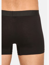 Nedeto Fünfer-Set Herren-Boxershorts in Übergröße in schwarz Nedeto