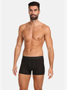 Nedeto Fünfer-Set Herren-Boxershorts in Übergröße in schwarz Nedeto