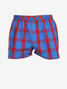 Styx Rot und blau karierte Shorts für Herren Styx